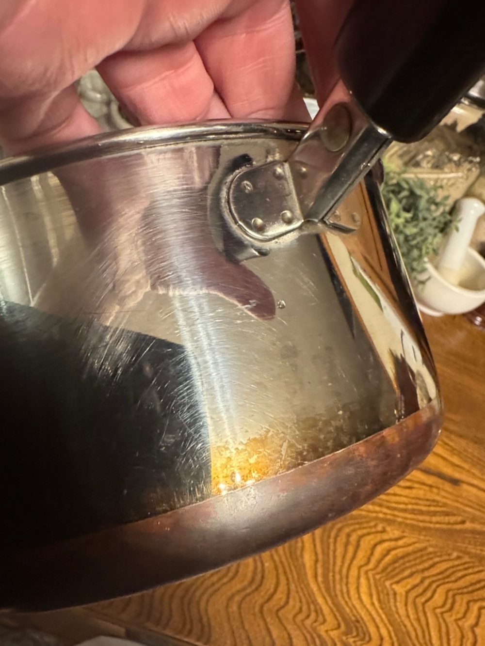 VTG Revere Ware 2QT Stainless Steel Saucepan with Lid - Picture 7 of 10